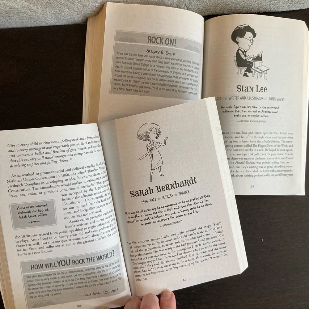Boys & Girls bio books